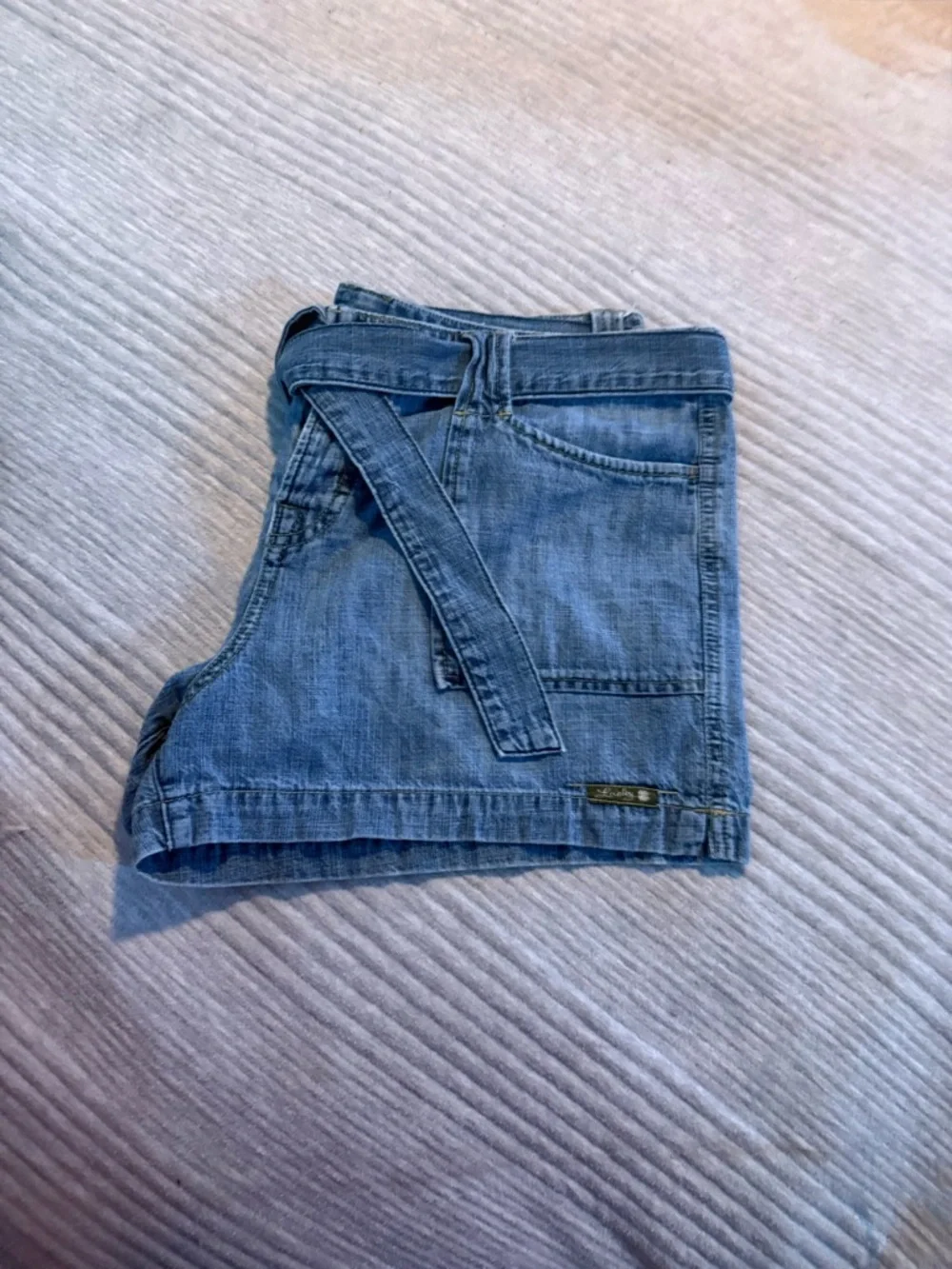 Lucky Brand Shorts Size 31 Tie Waist Lightweight Denim Casual - Picture 3 of 7
